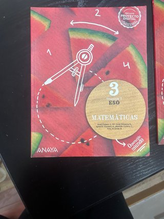 libro de mates tercero de la eso