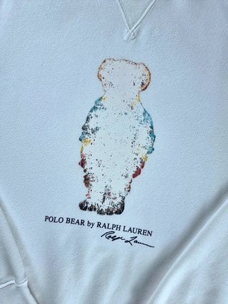 Sweater Polo Bear by Polo Ralph Lauren Men M White