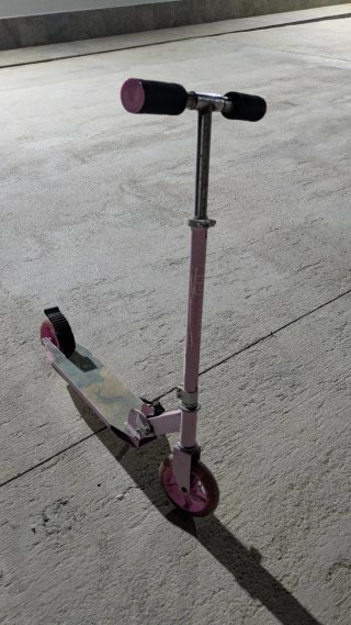 Patinete Infantil Rosa Plegable