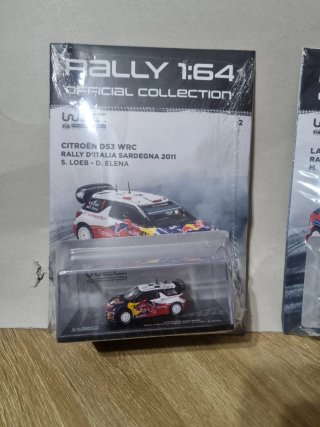 2 Modellini Rally 1:64 Citroën DS3 e Lancia Delta