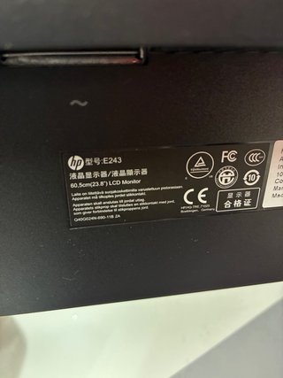 Monitor HP EliteDisplay E243 24” Full HD