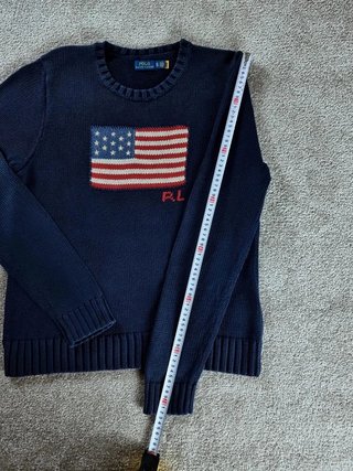 Sweater Polo Ralph Lauren with American Flag XL