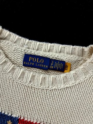 Sweater Polo Ralph Lauren with American Flag