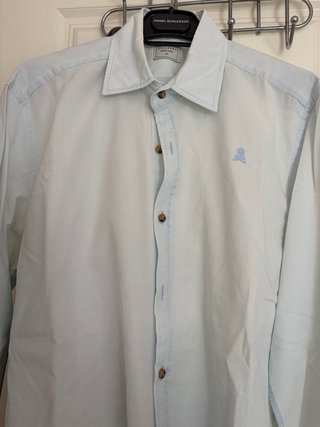 Camisa Scalpers Azul, talla 41