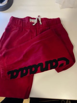 Pantalón de chándal rojo Canada