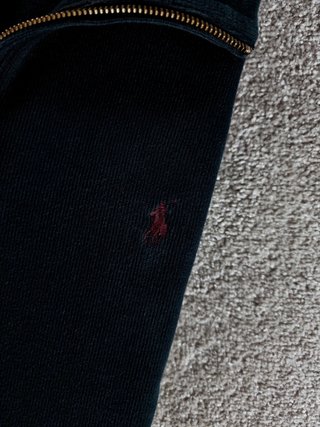 Sweater Half-Zip Polo Ralph Lauren Men L Black