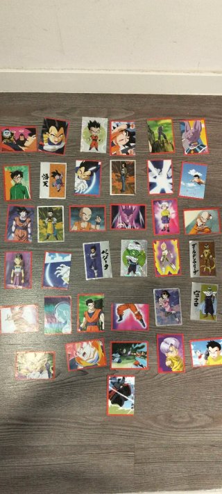 Lote de 37 Cromos Dragon Ball Super
