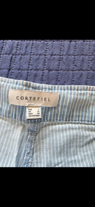 Pantalón corto de verano a rayas