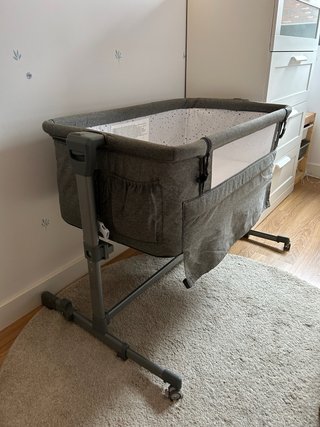 Cuna Colecho Kinderkraft Gris