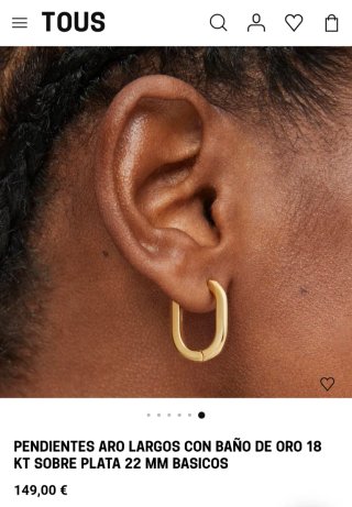 Pendientes Aros Largos Tous
