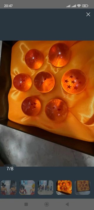 Lote 11 Figuras Dragon Ball y Bolas de Dragón
