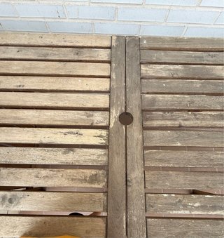 Mesa de Jardín de Madera Extensible