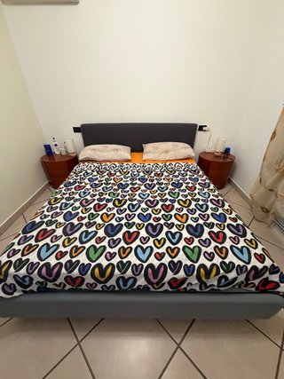 Letto contenitore marrone