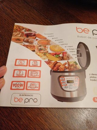 Robot de cocina Be Pro programable