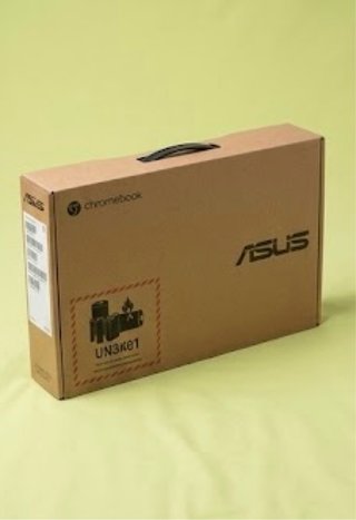 Portátil Chromebook ASUS con funda y cargador