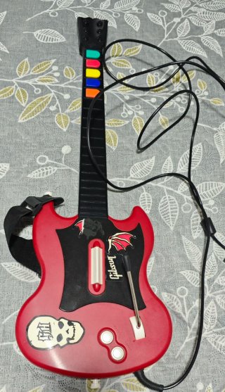 Guitarra Guitar Hero PS2 Redoctane Roja