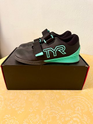 Zapatillas Halterofilia TYR L-1 Lifter Negro/Turqu