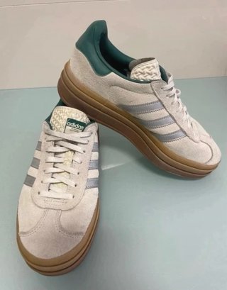 Adidas Gazelle Bold W T.38 2/3 Beige/Verde