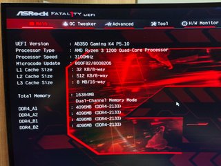 ASRock Fatal1ty AB350 Gaming K4 AM4 ATX M.2