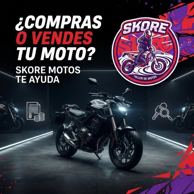 COMPRA O VENDE TU MOTO — SKORE MOTOS