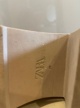 Botines Zara Beige