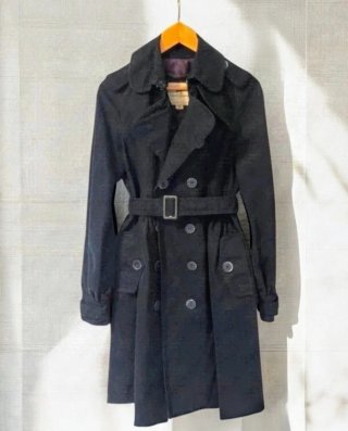 Gabardina Thomas Burberry Nueva vintage algodón.