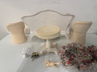 Conjunto Muebles Jardín Barbie