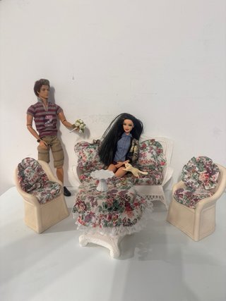 Conjunto Muebles Jardín Barbie
