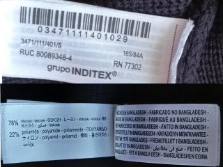 Chaqueta Zara botones dorados azul marino Talla S