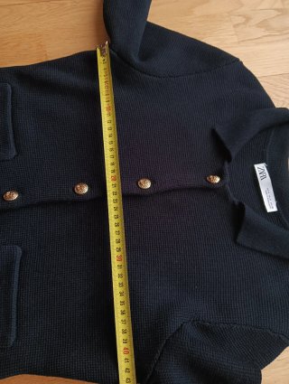 Chaqueta Zara botones dorados azul marino Talla S
