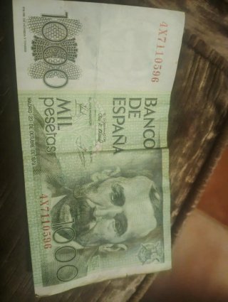 Billete de 1000 Pesetas Banco de España