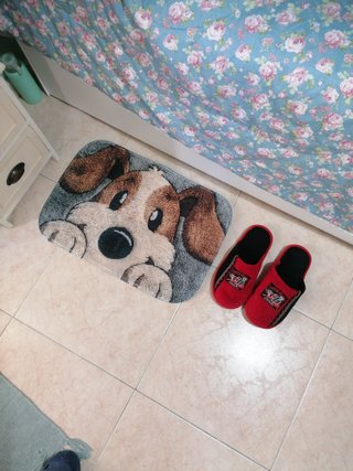 Regalo alfombra perrito con compras