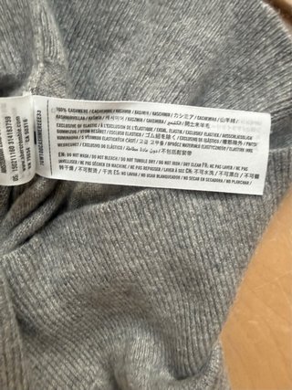 Jersey Cachemira Abercrombie & Fitch Gris M