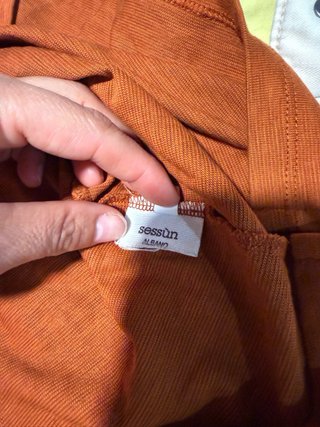 Camiseta Sessun color caldera