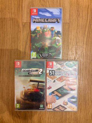 Pack 3 Juegos: Minecraft Gear Club 2 y 51 Worldwid