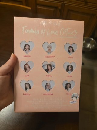 Twice Formula of Love: O+T=<3
