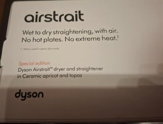 Piastra Dyson Airstrait in ceramica Apricot Topaz