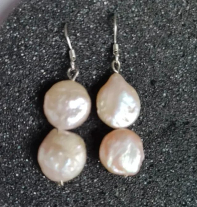 Pendientes de plata perlas