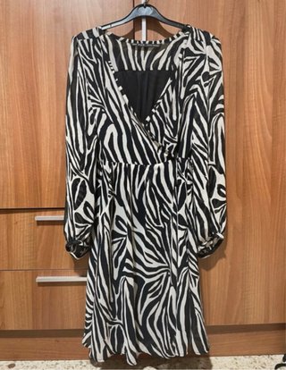 Vestido Zara Estampado Animal