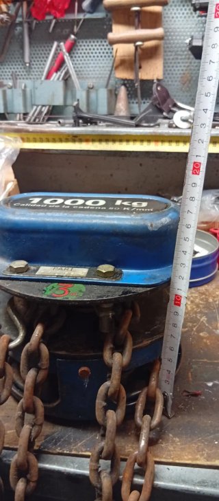 Trocola o Polipasto de Cadena Manual 1000kg