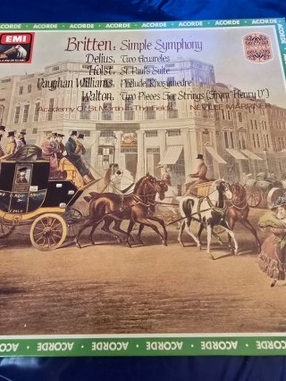 Vinilo Clásico: Britten, Delius, Holst, Vaughan Wi