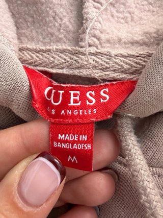 Sudadera Guess Morada y Blanca