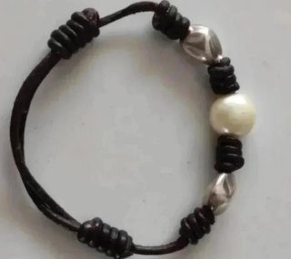 Pulseras de Plata y Cordón