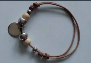 Pulseras de Plata y Cordón