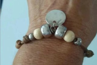 Pulseras de Plata y Cordón