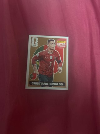 Cromo Extra Panini Cristiano Ronaldo Mundial 2026