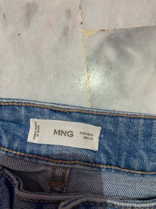 Pantalones cortos vaqueros MNG azules