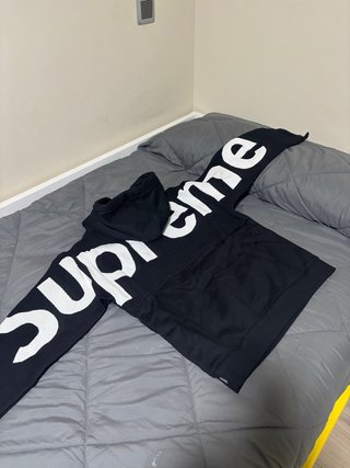 Sudadera Supreme Negra - Talla M