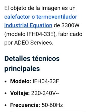 Calefactor Ventilador Industrial, radiador
