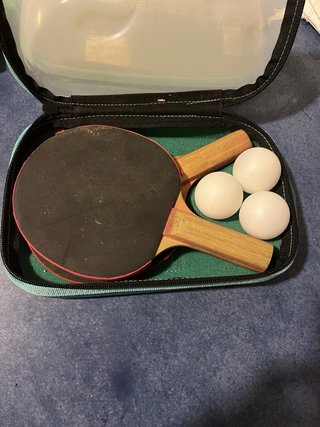 Set de Ping Pong con 2 Palas ,3 Bolas y red.